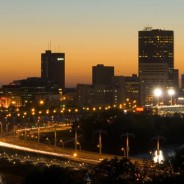 Night Skyline Downtown